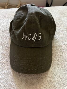 Embroidered Olive Green Baseball Cap